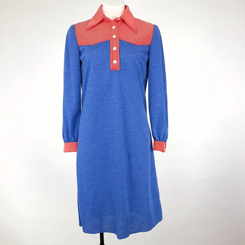 Vintage Handmade Western Look Knee Length Dress‎